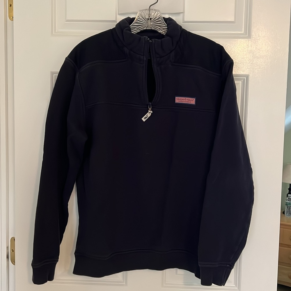 Vineyard Vines 3/4 Zip Shep Shirt, Navy, Men’s S - Picture 1 of 9